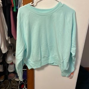 real long sleeve crewneck